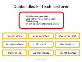 Digibord - Kritisch luisteren 01