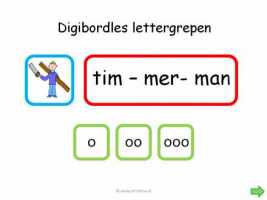 Digibord - Lettergrepen