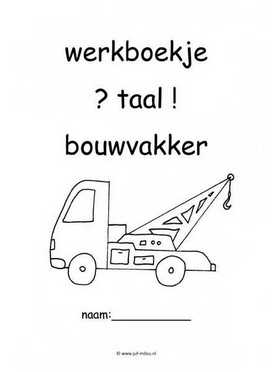 Werkboekje taal bouwvakker 1