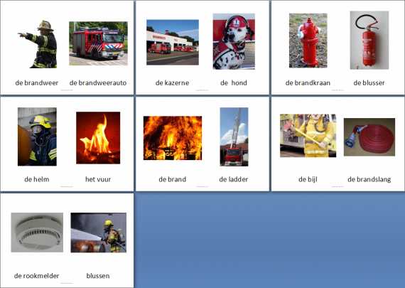 Themakaarten - brandweer - klein