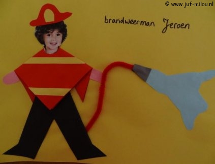 Kinematica Bovenstaande Hoogland Knutselen beroepen - brandweer ~ Juf Milou