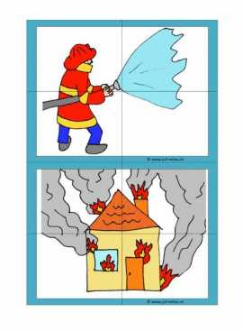 Werkblad brandweer - Puzzel