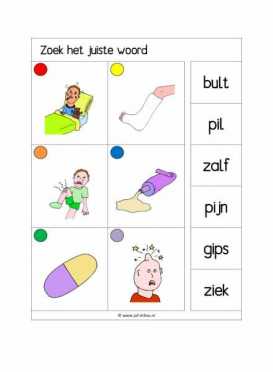 Knijpkaarten Zoek het juiste woord