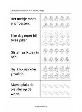Werkblad dokter - Woorden tellen