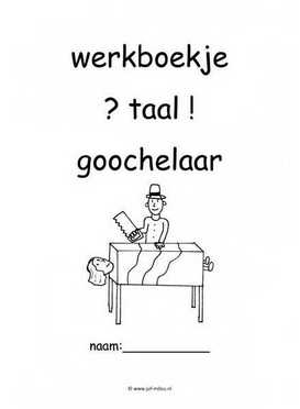 Werkboekje taal goochelaar 1