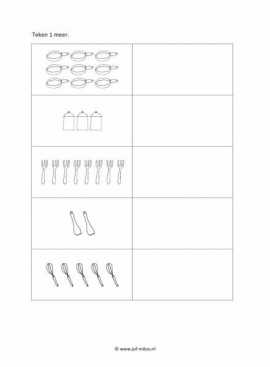 Werkblad kok - 1 meer