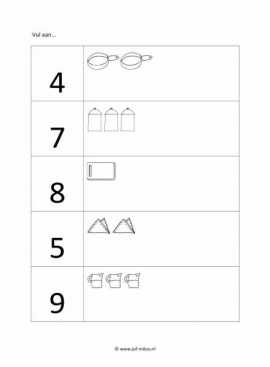 Werkblad kok - Aanvullen
