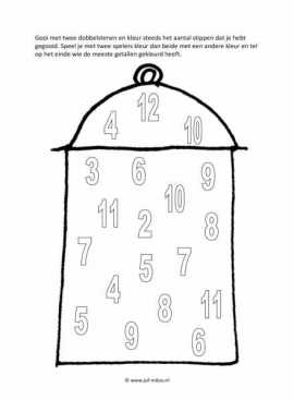 Werkblad kok - Dobbelspel 2