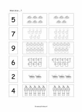 Werkblad kok - Evenveel 5