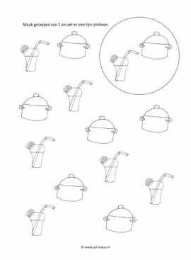 Werkblad kok - Groepjes van 2