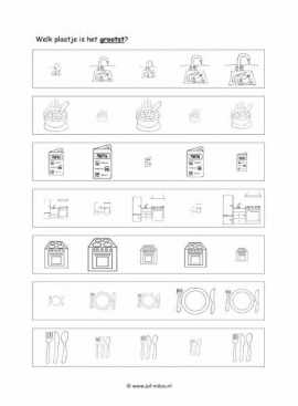 Werkblad kok - Grootst