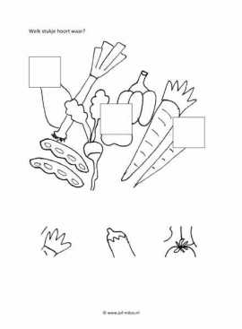 Werkblad kok - Puzzel