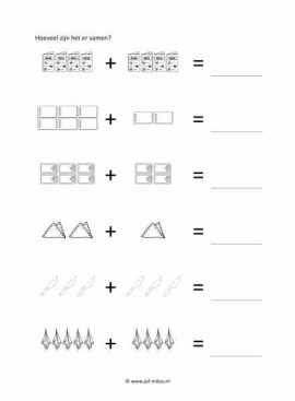 Werkblad kok - Sommen 2