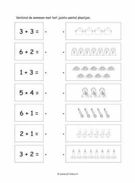 Werkblad kok - Sommen 4