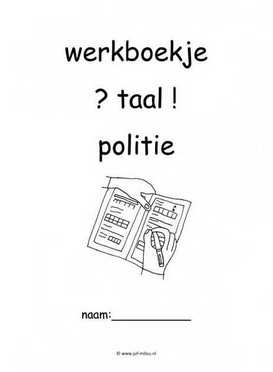 Werkboekje taal politie 1