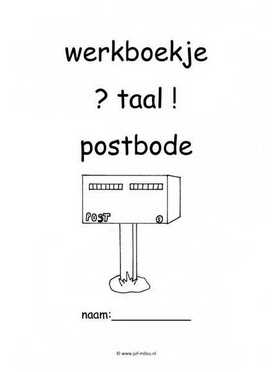 Werkboekje taal postbode 1