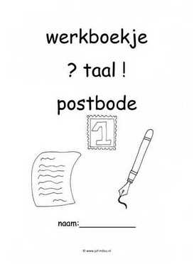 Werkboekje taal postbode 2