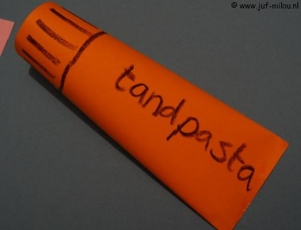 Knutselen Tube tandpasta