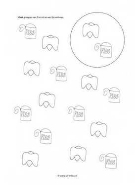 Werkblad tandarts - Groepjes van 2