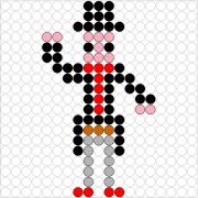 Kralenplank Circusdirecteur 2