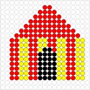Kralenplank Circustent 1