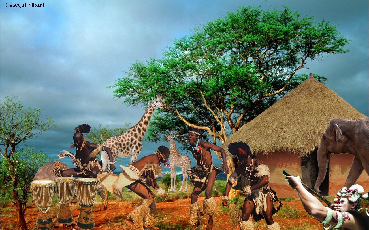 Kringactiviteit praatplaat - culturen - afrikanen ~ Juf Milou