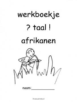 Werkbloekje taal afrikanen 1