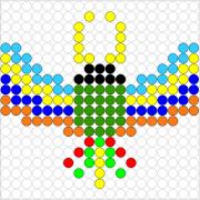 Kralenplank Scarabee