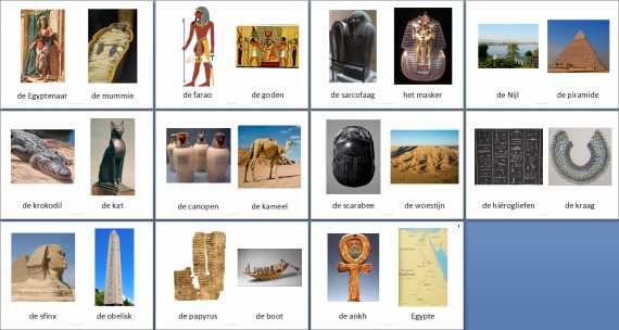Themakaarten - egyptenaren - klein