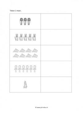 Werkblad egyptenaren - 1 meer