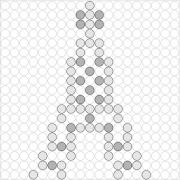 Kralenplank Eiffeltoren