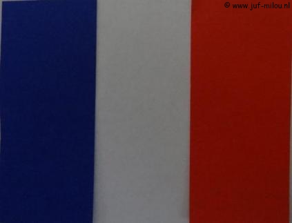 Knutselen Franse vlag