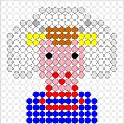 Kralenplank Zeeuws meisje