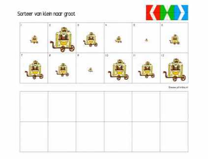 Loco Sorteer van klein naar groot