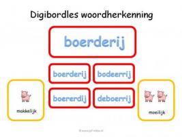 Digibord - Woordherkenning