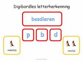 Digibord - Letterherkenning