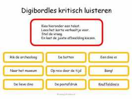 Digibord - Kritisch luisteren