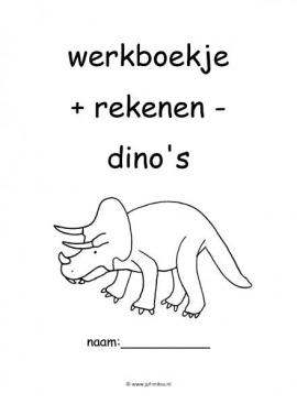 Werkboekje dinos rekenen 2