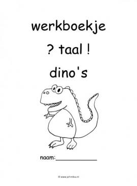 Werkboekje dinos taal 1