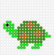 Kralenplank Schildpad 2