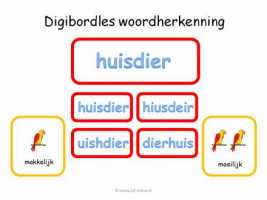 Digibord - Woordherkenning