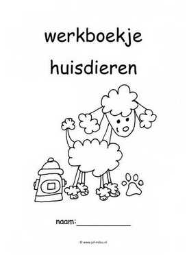 Werkboekje huisdieren 1