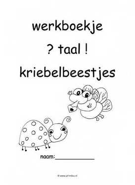 Werkboekje taal kriebelbeestjes 2