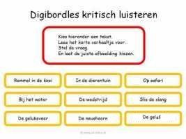 Digibord - Kritisch luisteren
