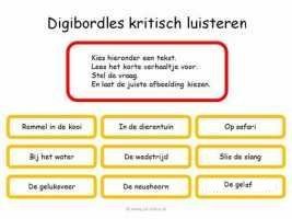 Digibord - Kritisch luisteren