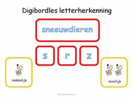 Digibord - Letterherkenning