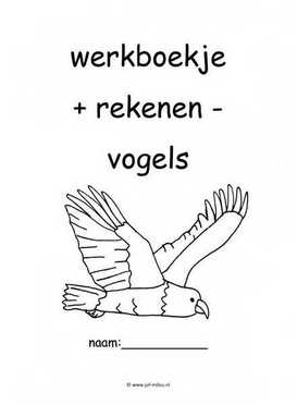 Werkboekje rekenen vogels 1