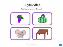 Digibord - Wat kun je eten of drinken
