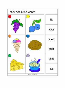 Knijpkaarten Zoek het juiste woord