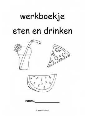 Werkboekje eten en drinken 2